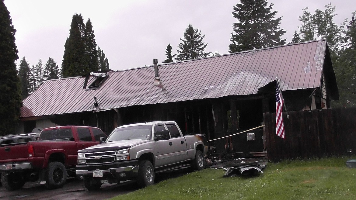Creston family narrowly escapes burning home Daily Inter Lake